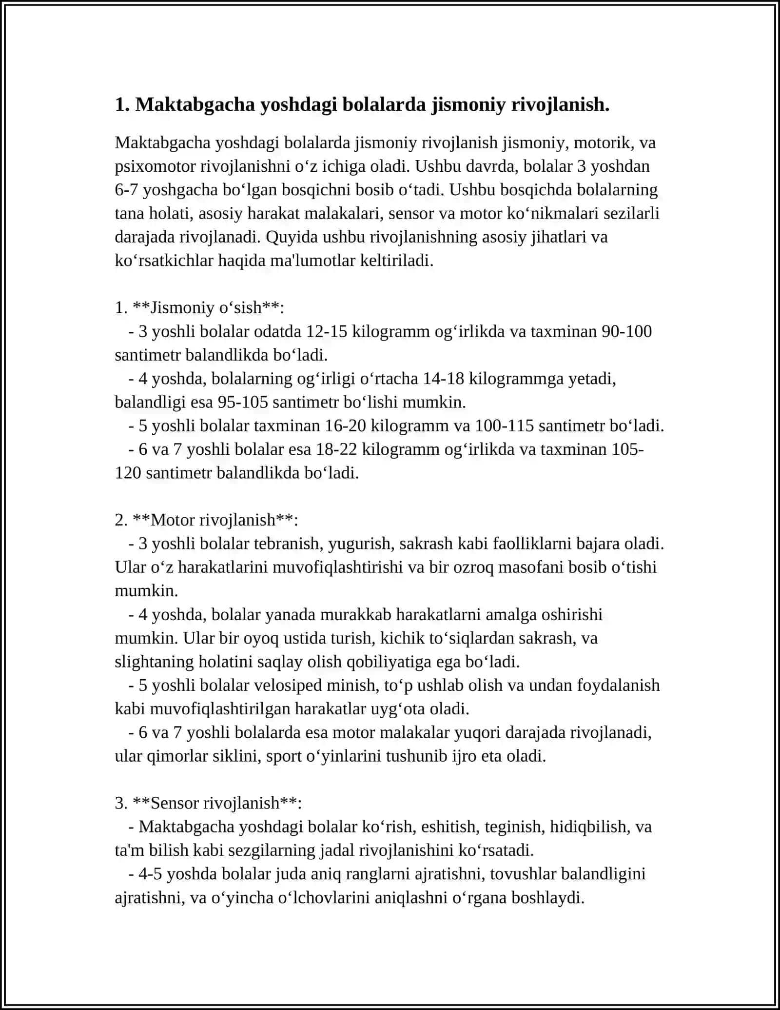 MAKTABGACHA TARBIYA YOSHIDAGI BOLALAR SPORTINI RIVOJLANTIRISH 4