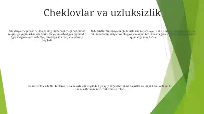 Necha O'Zgaruvchi Funksiya Hisobi 4
