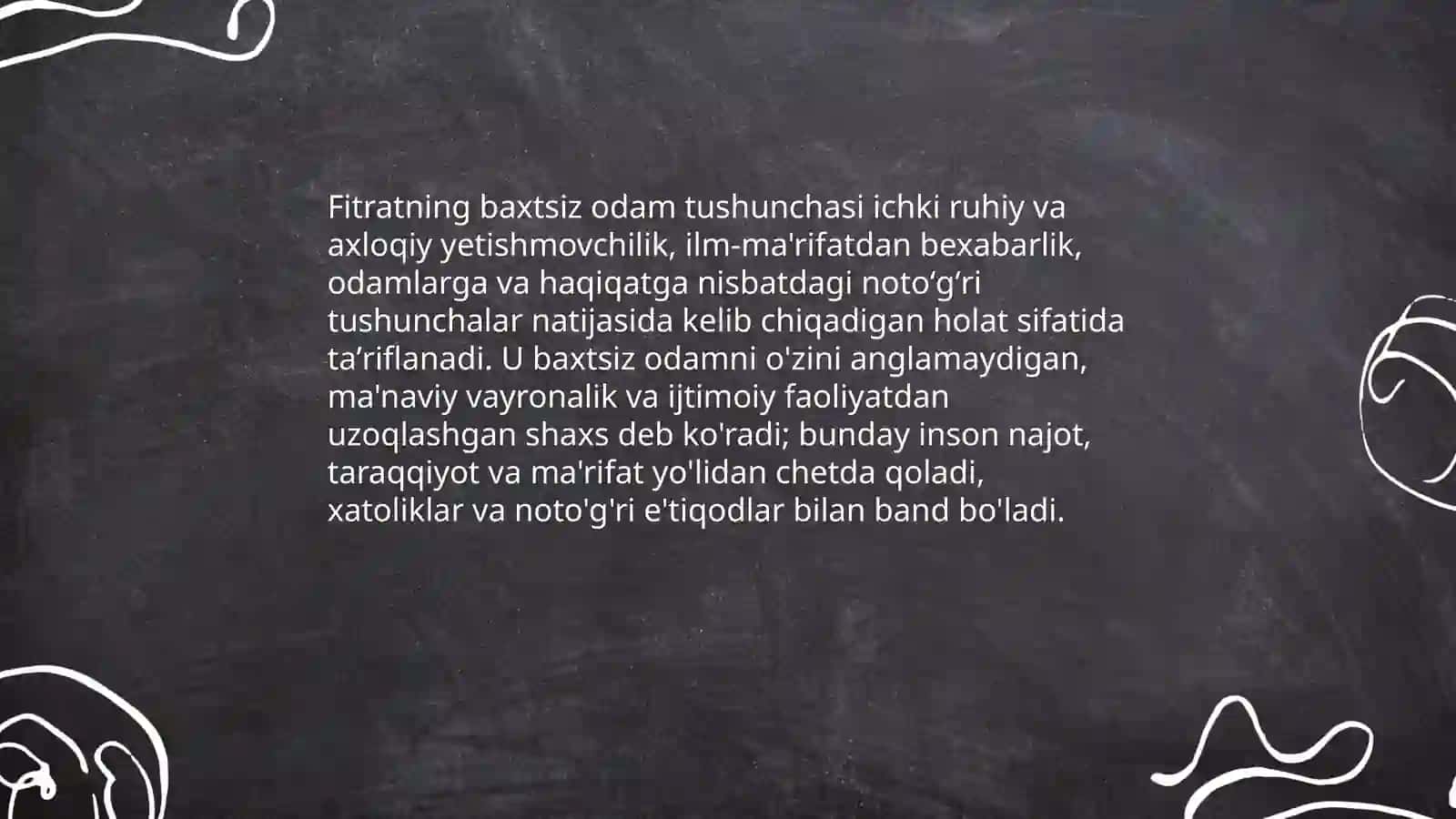 Abdurauf Fitratning "Rahbari najot" risolasidagi" Baxtsiz odamlarning ikki toifasiga"oid qarashlar 4