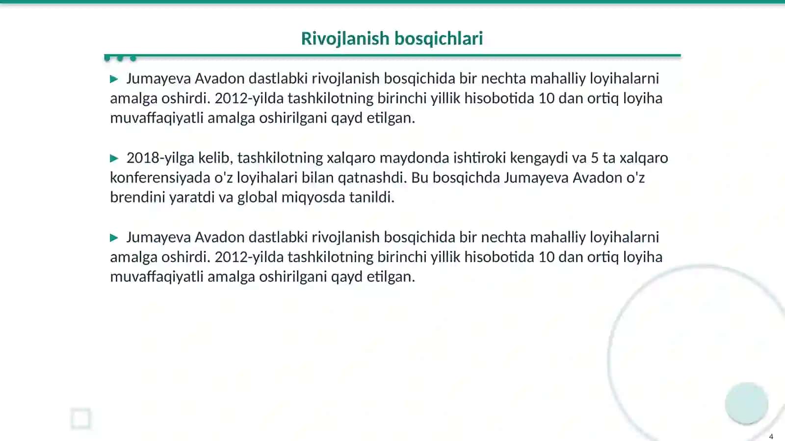 Jumayeva Avadon 4