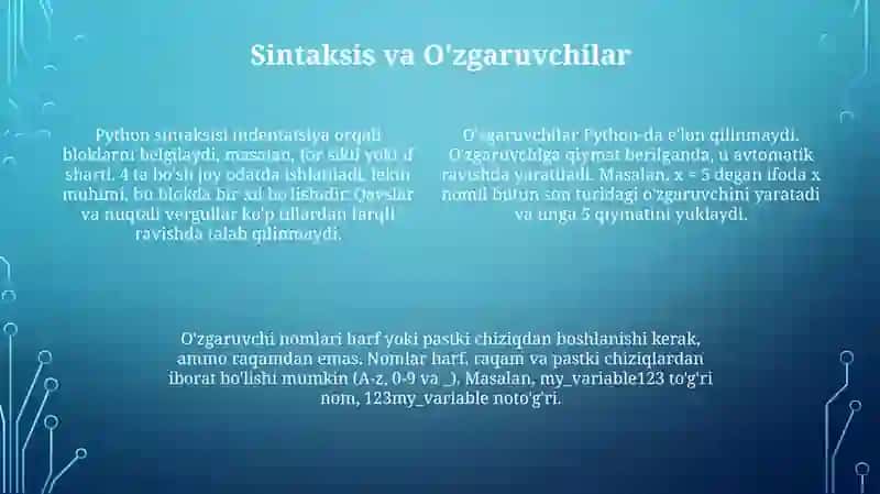 Python kirish 4