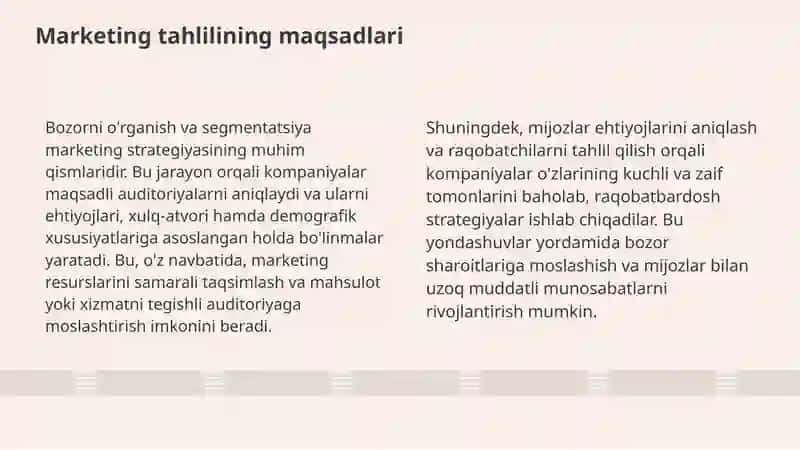 Marketing Tahlili 4