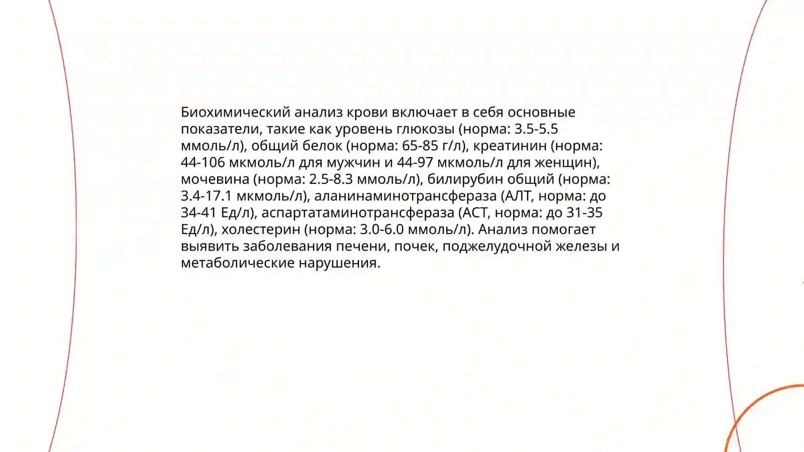 Анализ крови и мочи кала анализ нормы и патологии 4