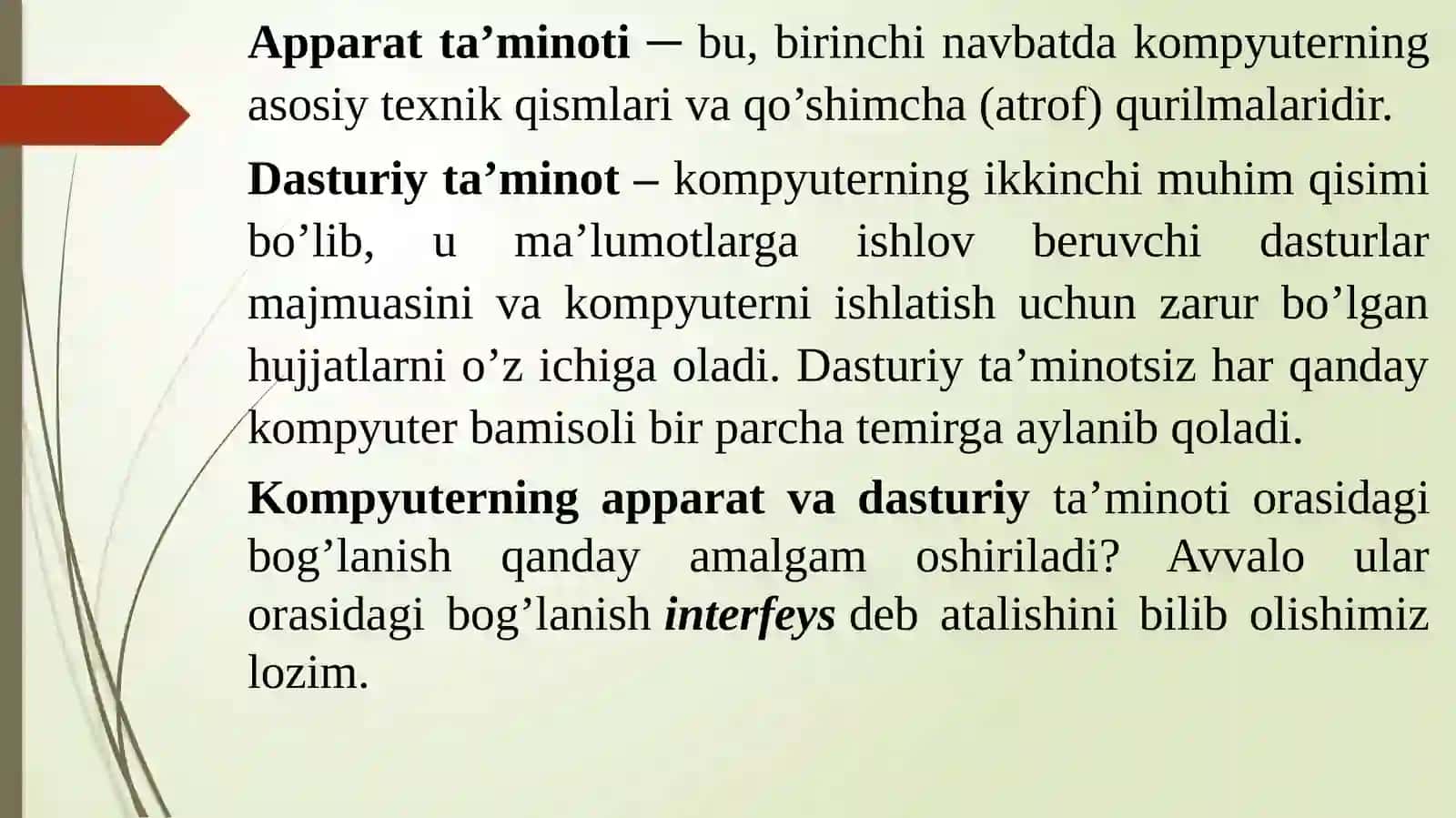 Shaxsiy kompyuterlarning dasturiy ta’minoti va uning turlari 4