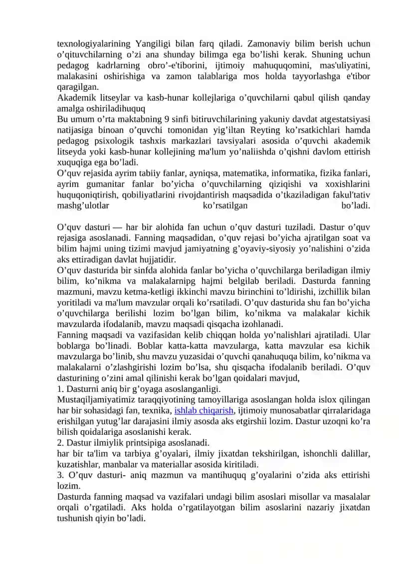 Ta'LIMNI TASHKIL ETISH TURLARI VA SHAKLLARI 4