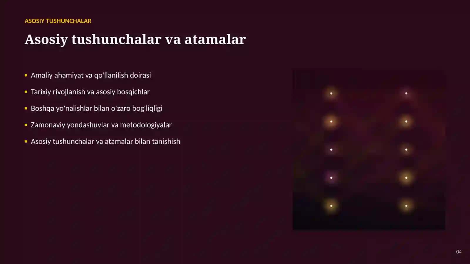 TAHDIDLARNI ANIQLASH — IMKONIYATLAR VA ISTIQBOLLAR 4