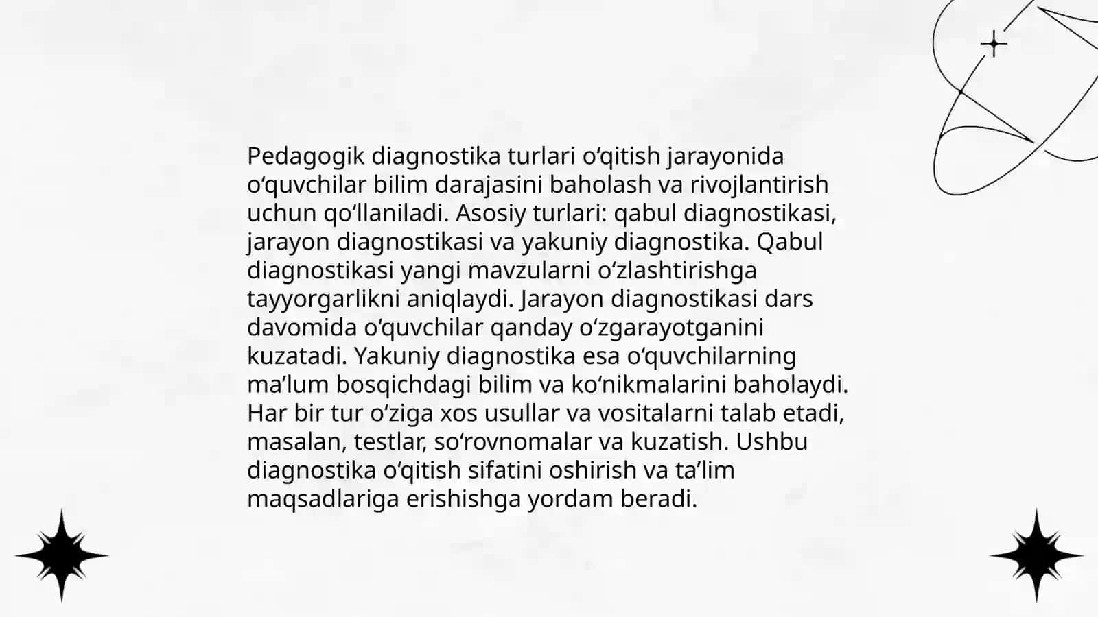 Pedagogik diagnostikaning maqsadi va vazifalari 4