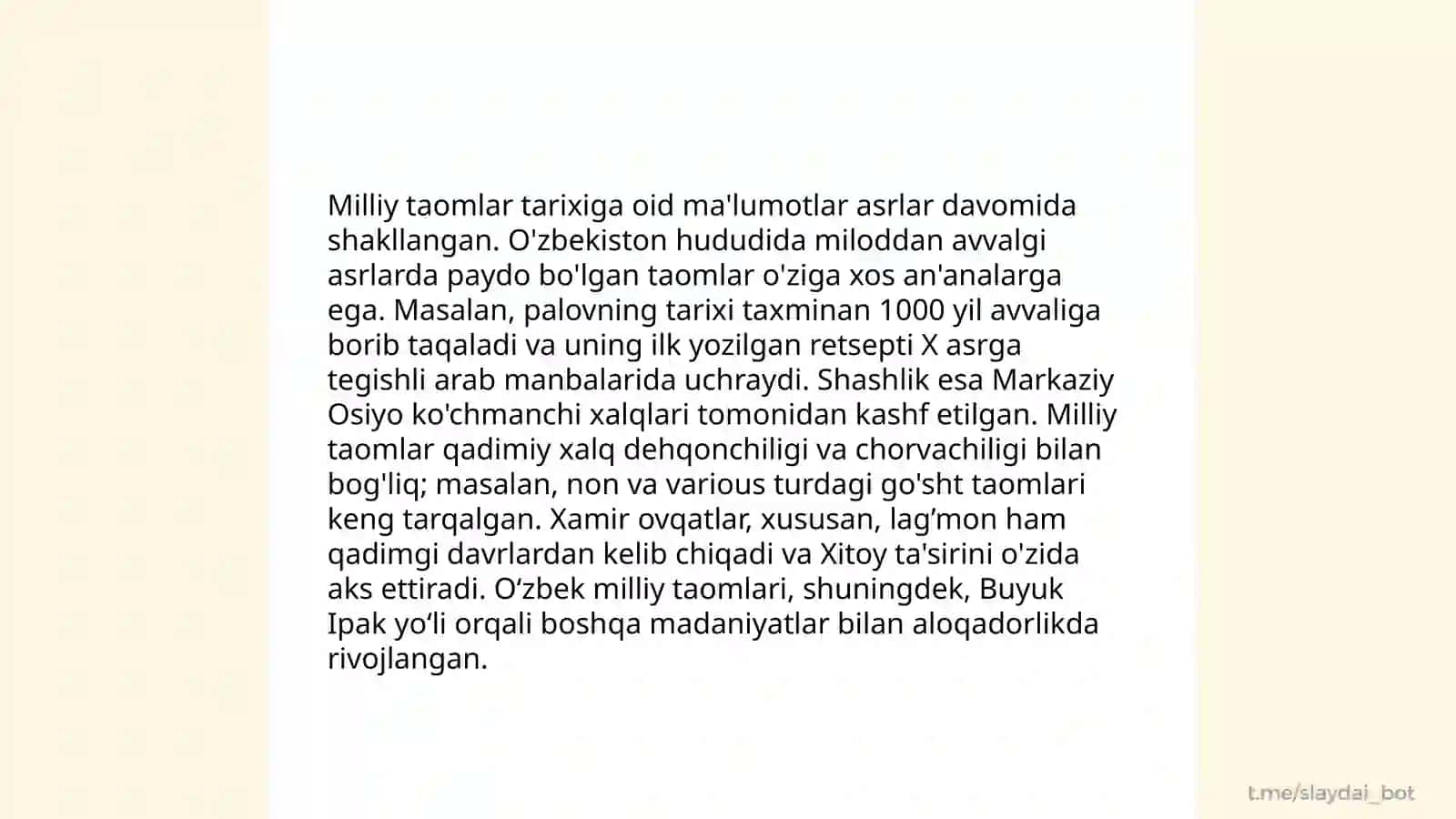 O'zbek to'y marosimining ma'naviy ahamiyati 4
