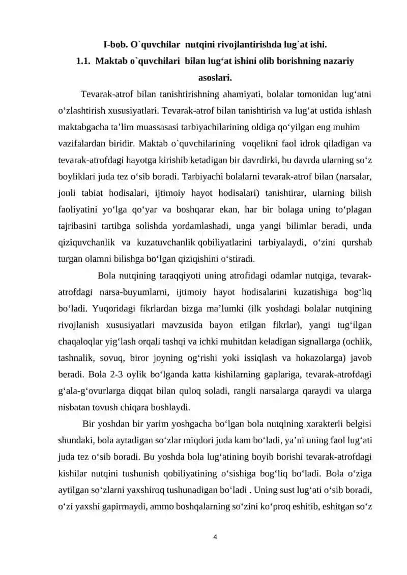 SAVOD O'RGATISH DASLARIDA LUG'AT USTIDA ISHLASH 4