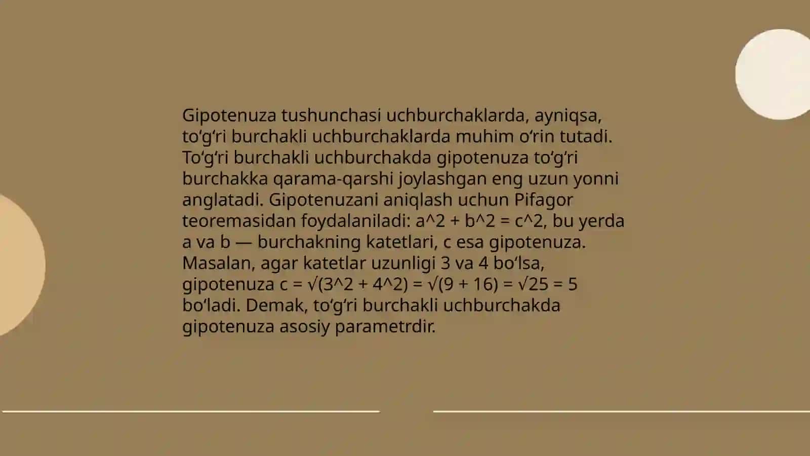 Uchburchakning asosiy tushunchalari 4
