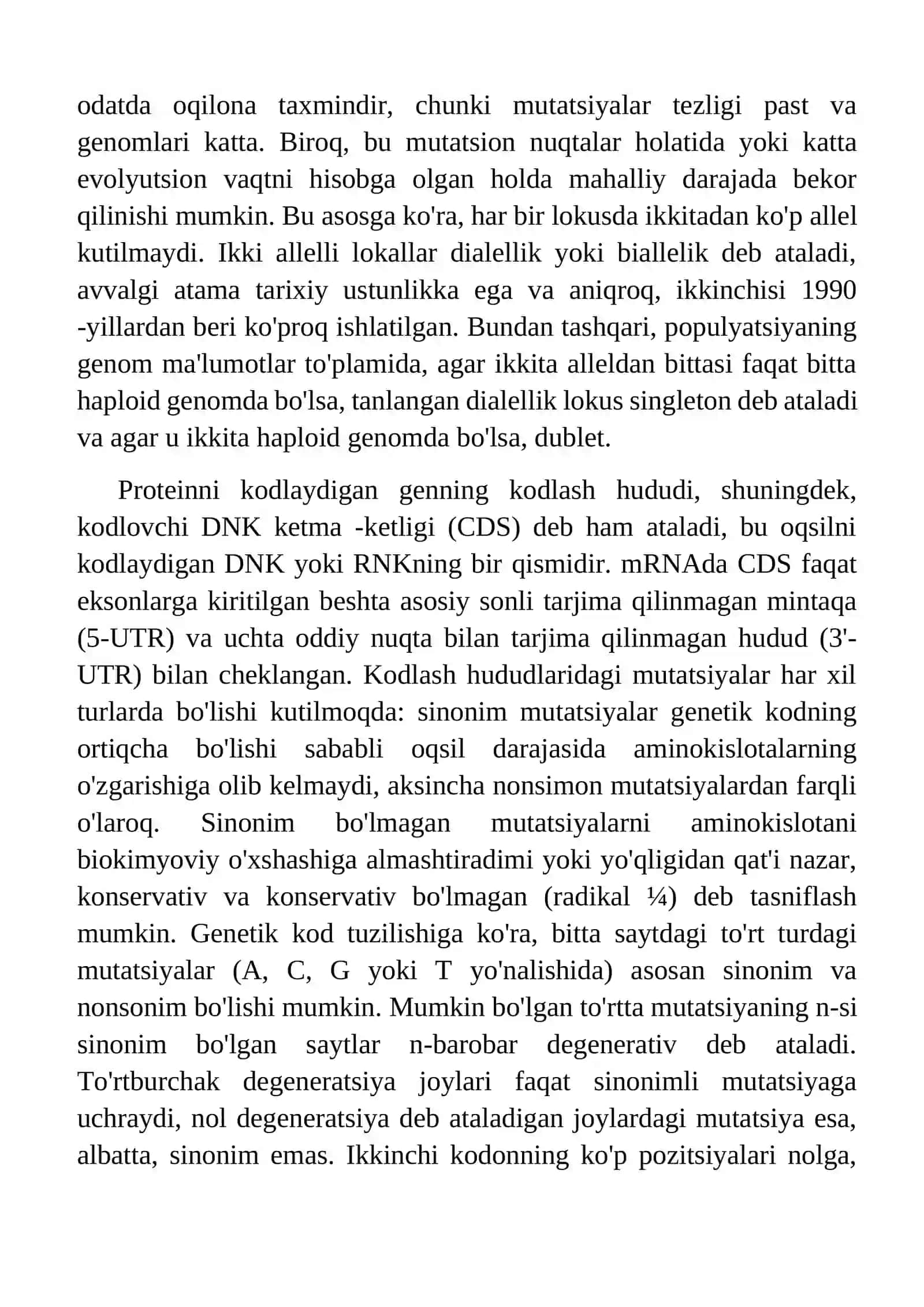 Populyatsiya genomikasi, evolyutsion genomikasi va miqdoriy genomika haqida tushuncha va ularning ahamiyati 4