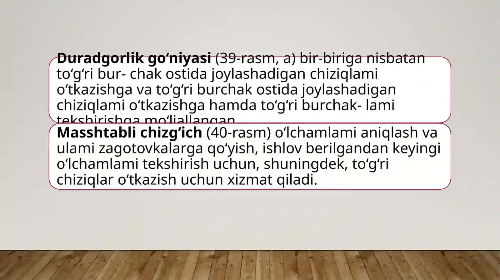 Texnologiya ta'limi praktikumidan taqdimot 4