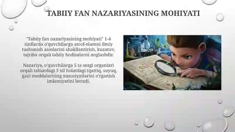Boshlang'ich ta'limda Tabiiy Fan Nazariyasi 4