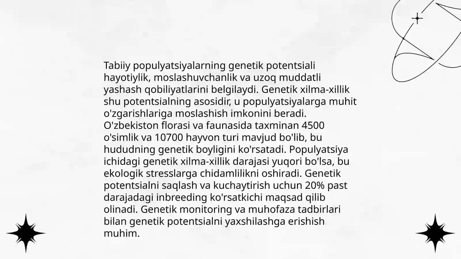 Tut seleksiyasi va biologik xilma-xillik 4