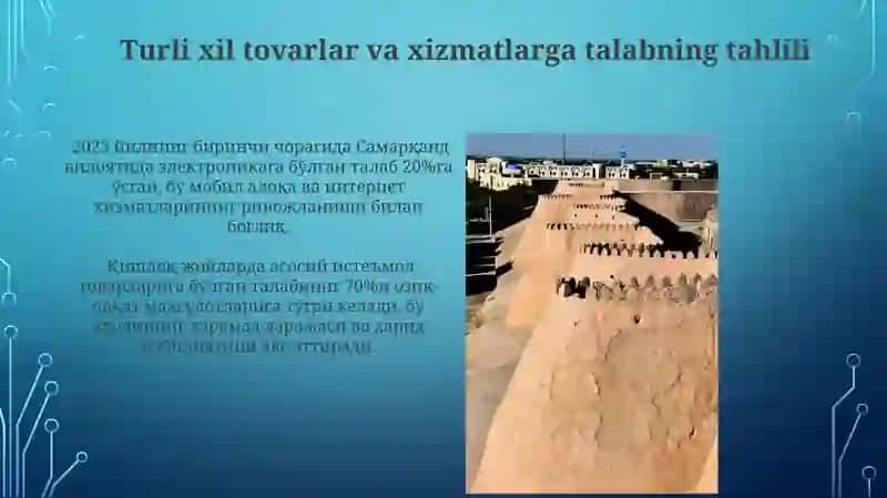 O'zbekiston Respublikasida iste’mol va jamg’arish jarayonlari hususiyatlari 4