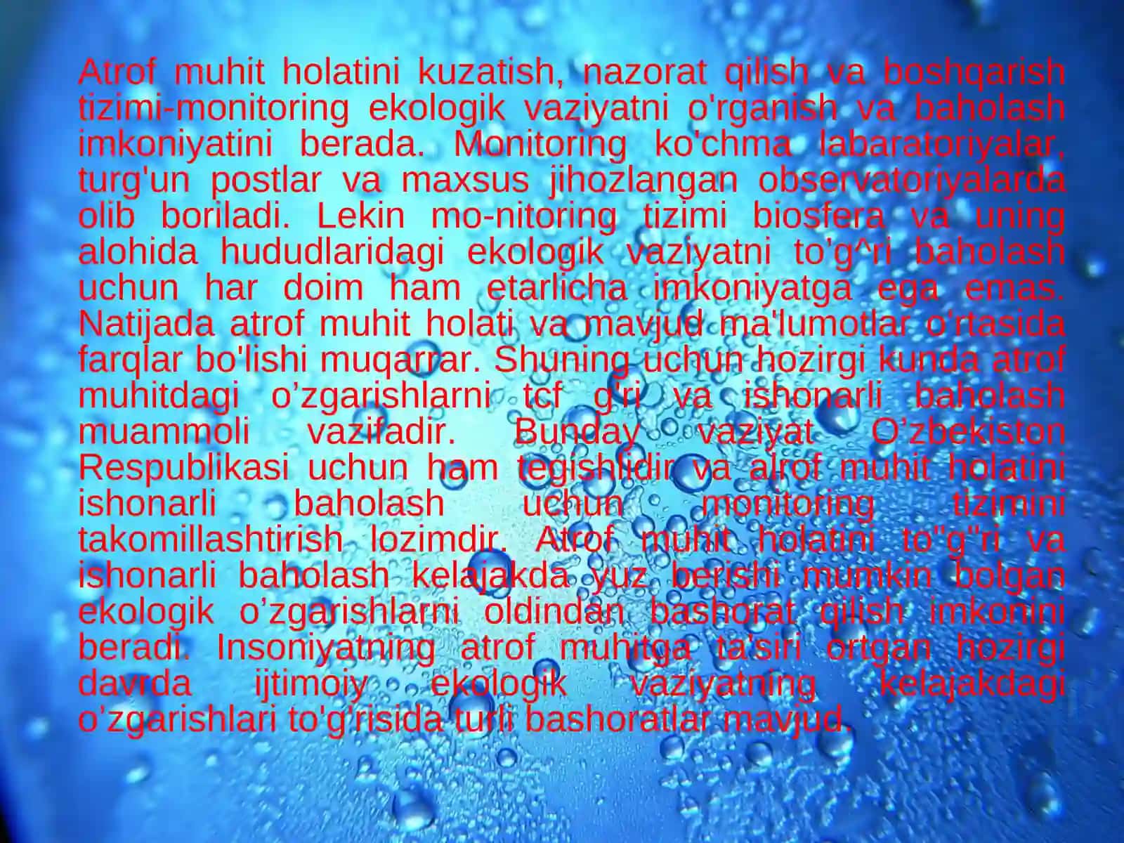 Ekologik ta'lim va tarbiya 4