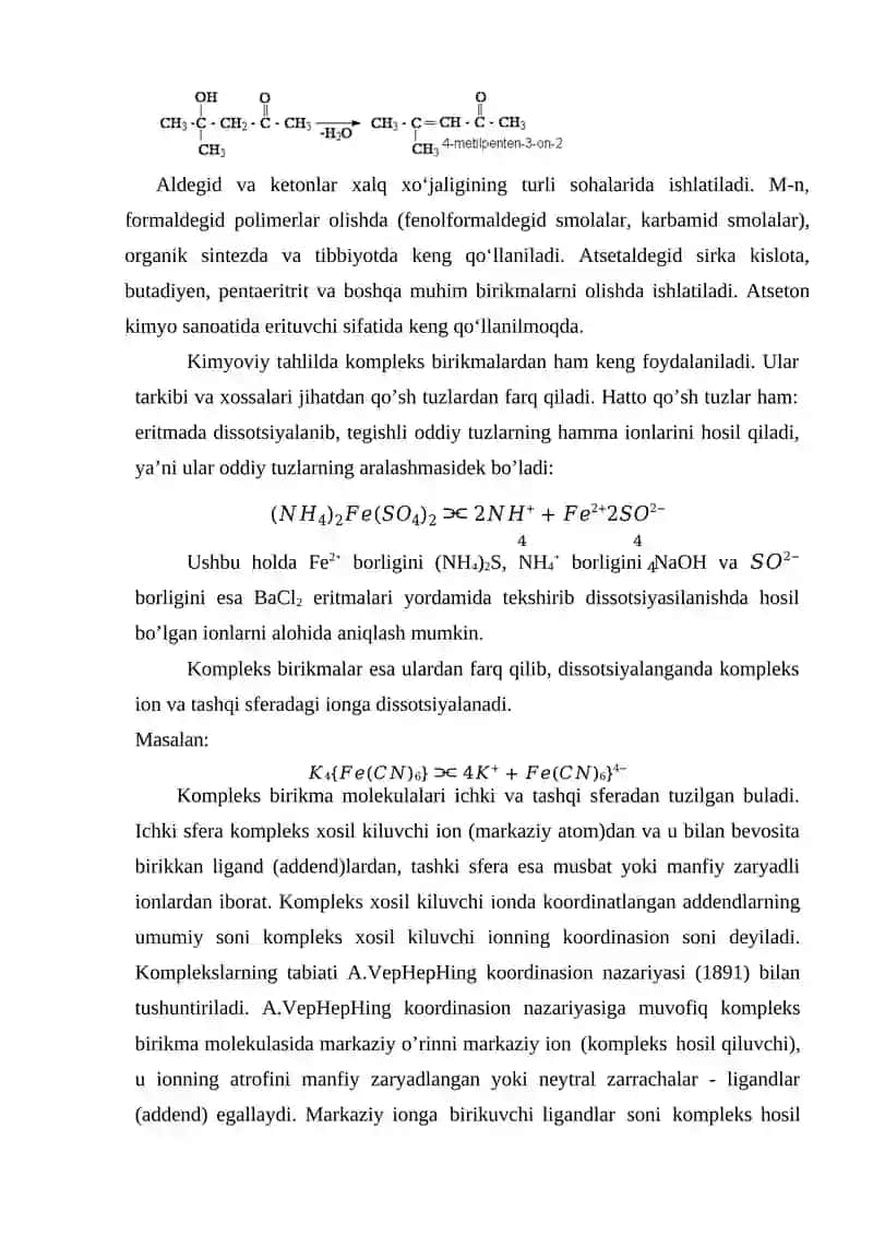 Karbonilli komplekslarning tuzilishi 4
