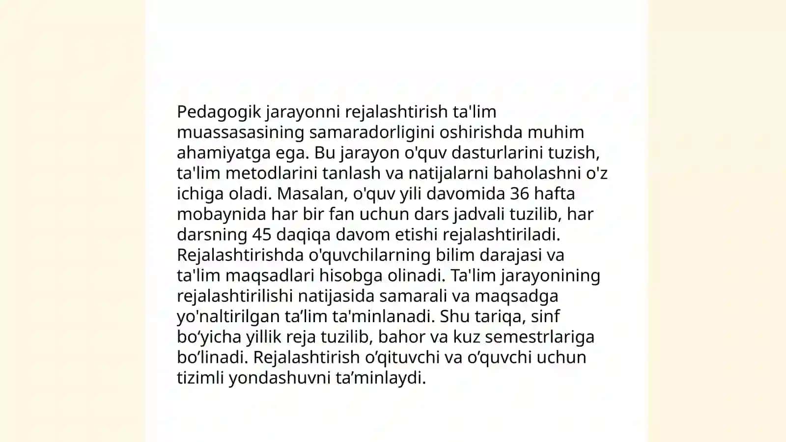 Maktabgacha ta'limda pedagogik jarayonning mazmuni 4