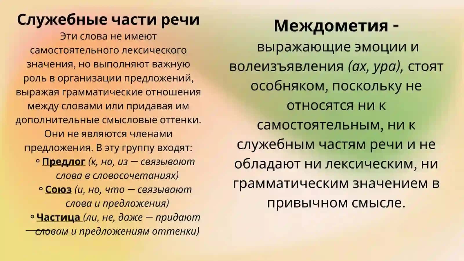 Принципы классификации частей речи в русском и узбекском языках 4