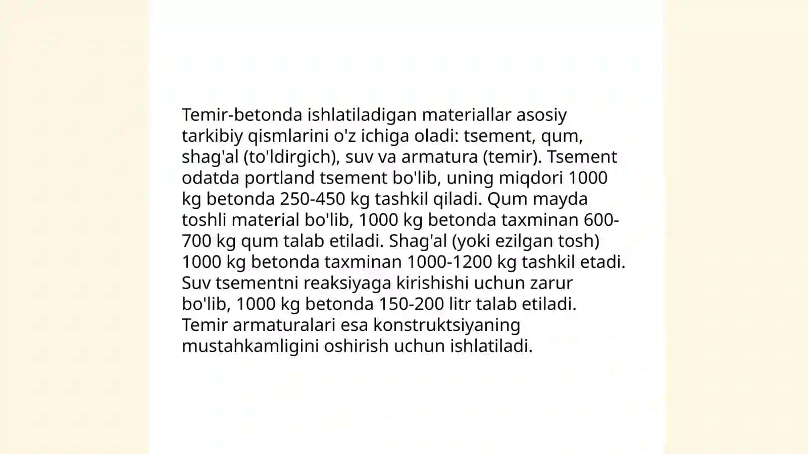 Beton va temir beton ishlab chiqarish sanoati chiqindilari 4