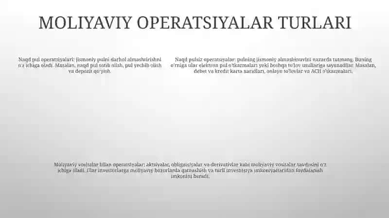 Moliya Bozorida Amalga Oshiriladigan Bitim Va Operatsiyalar 4