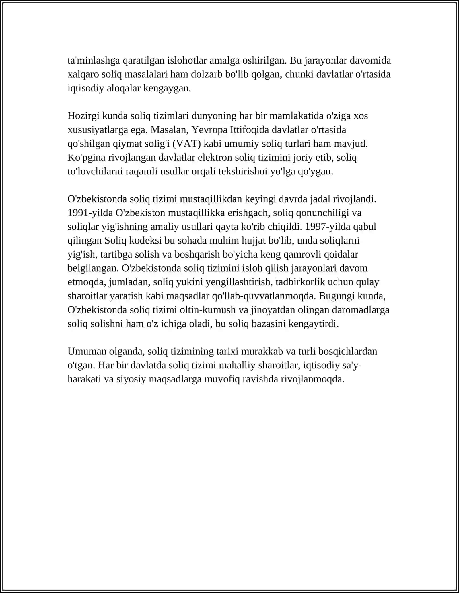 SOLIQ TIZIMI VA UNING IQTISODIY AHAMIYATI 4