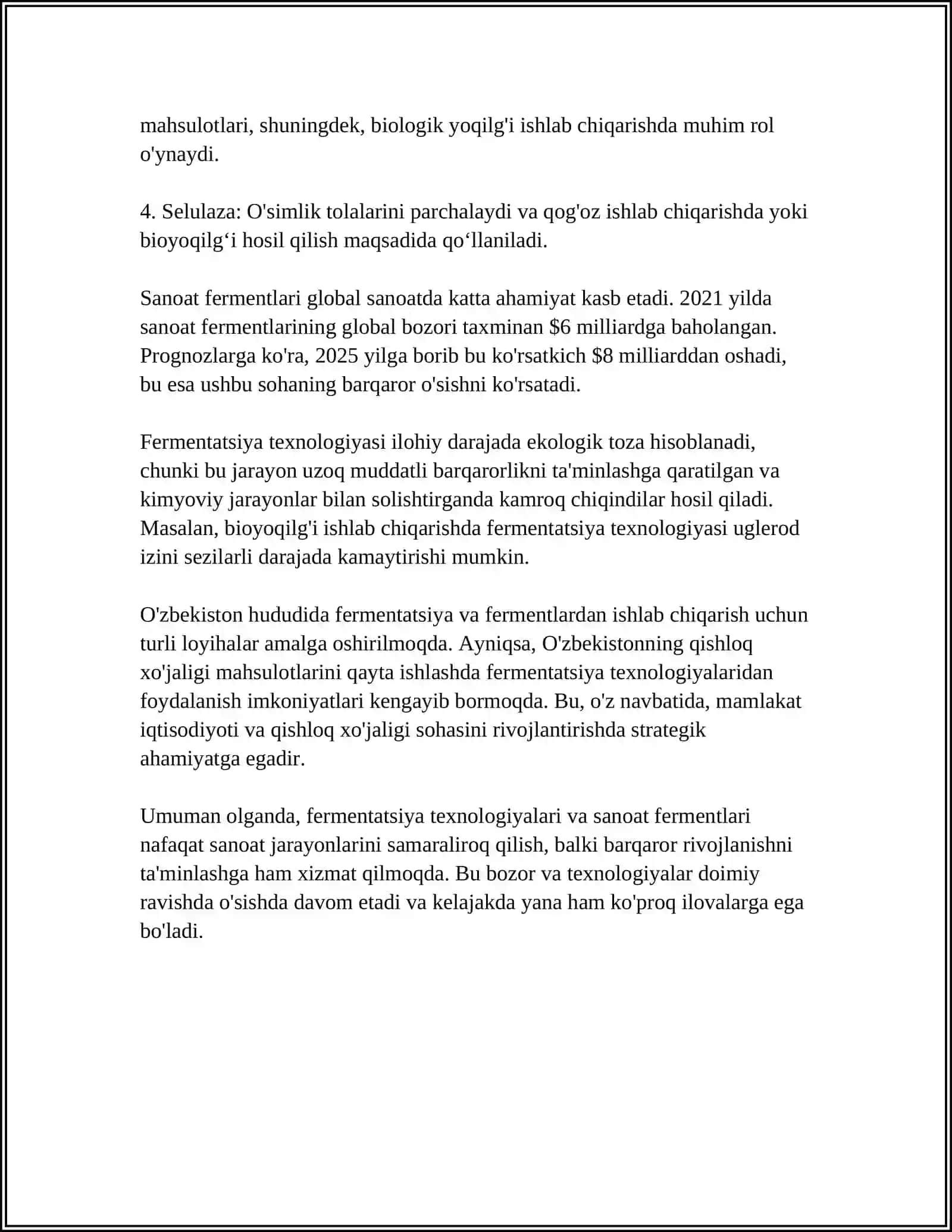 MIKROORGANIMZLAR ASOSIDAGI TEXNOLOGIYALAR 4