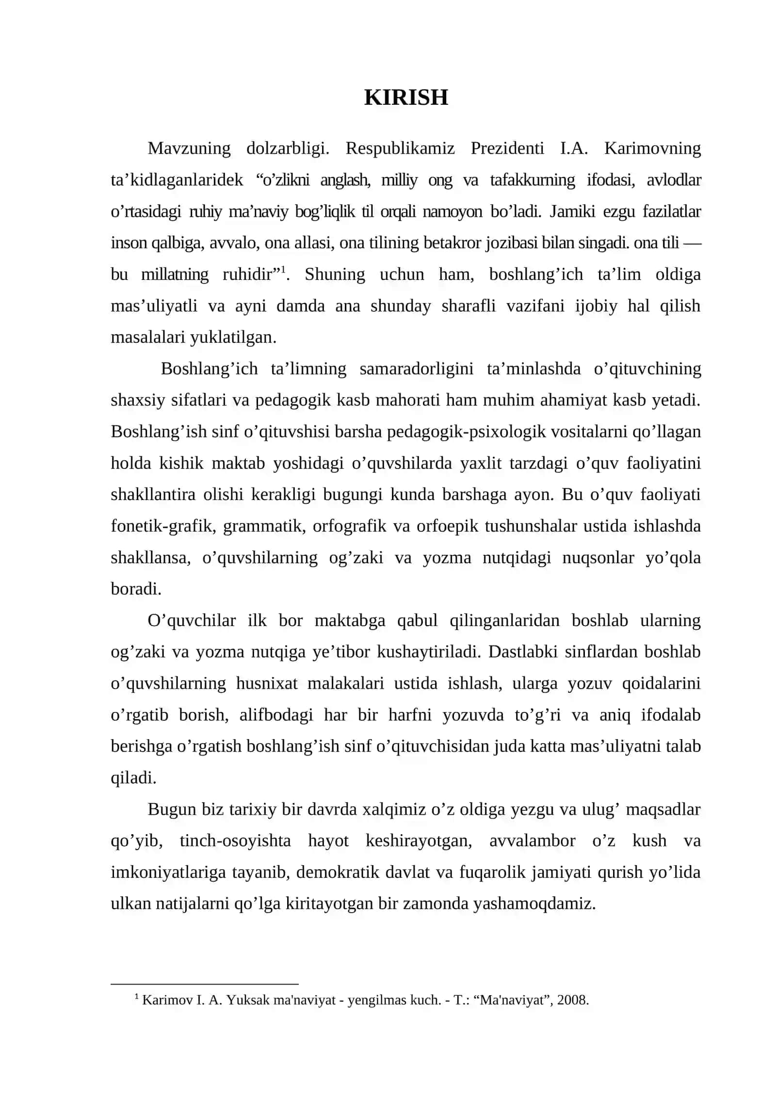 4-SINF ONA TILI DARSLARIDA MA’NODOSH VA ZID MA’NOLI SO’ZLAR USTIDA ISHLASH 4