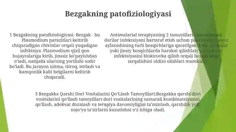Bezgakka Qarshi Dori Vositalarini QoʻLlash Tamoyillari 4