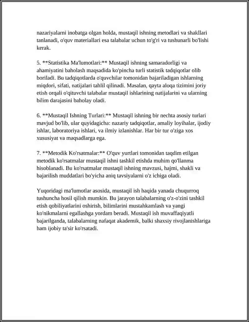 Mustaqil Ishning Nazariy Asoslari 4