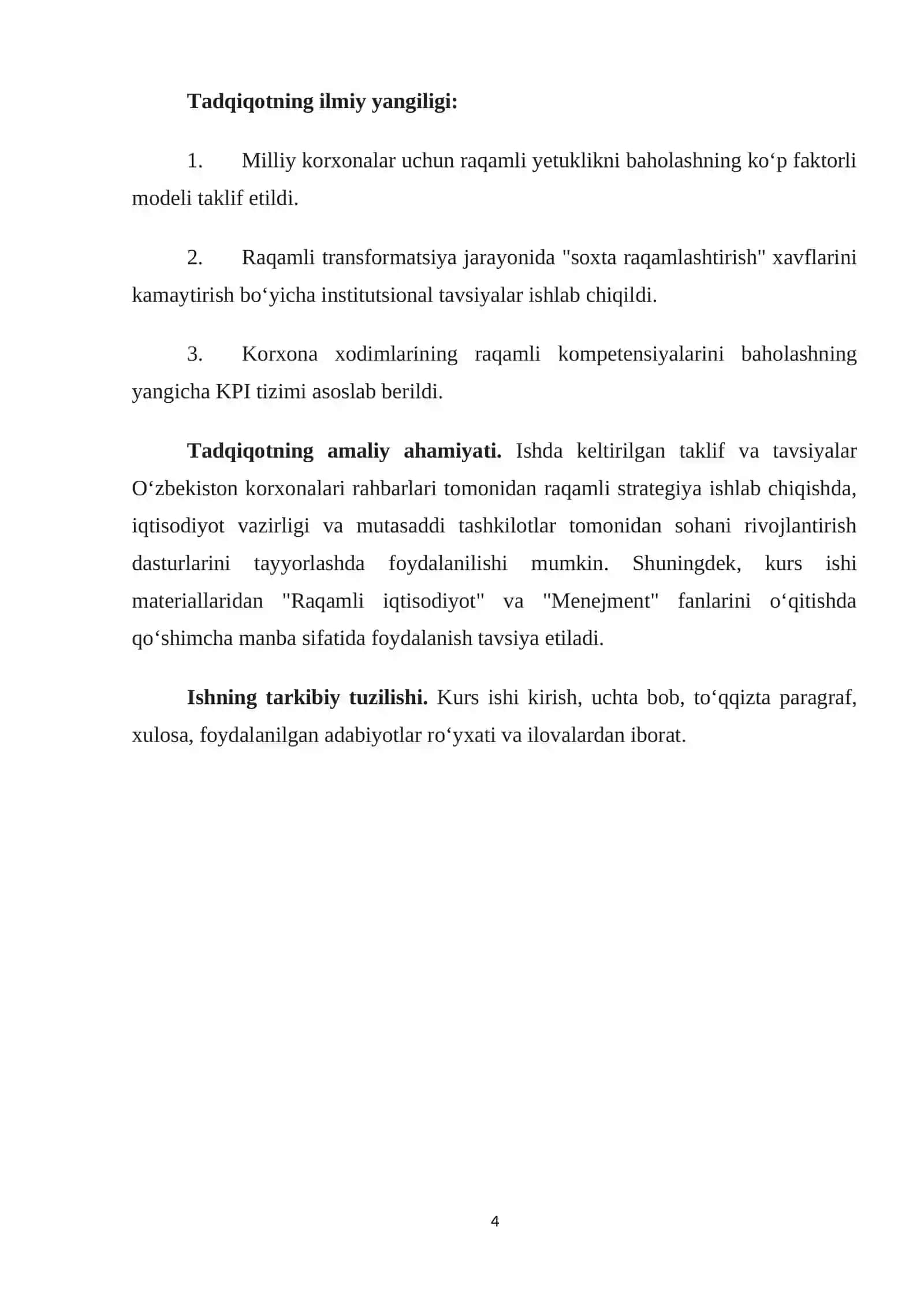 O”zbekiston korxonalarida raqamli iqtisodiyot tamoyillarini joriy etish muommalari va echimlari 4