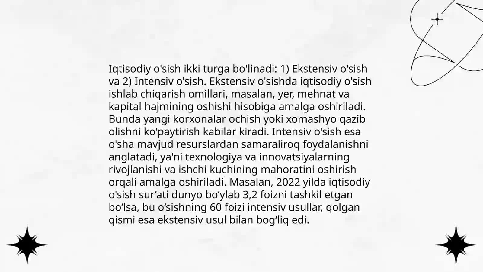 Iqtisodiy o’sish 4