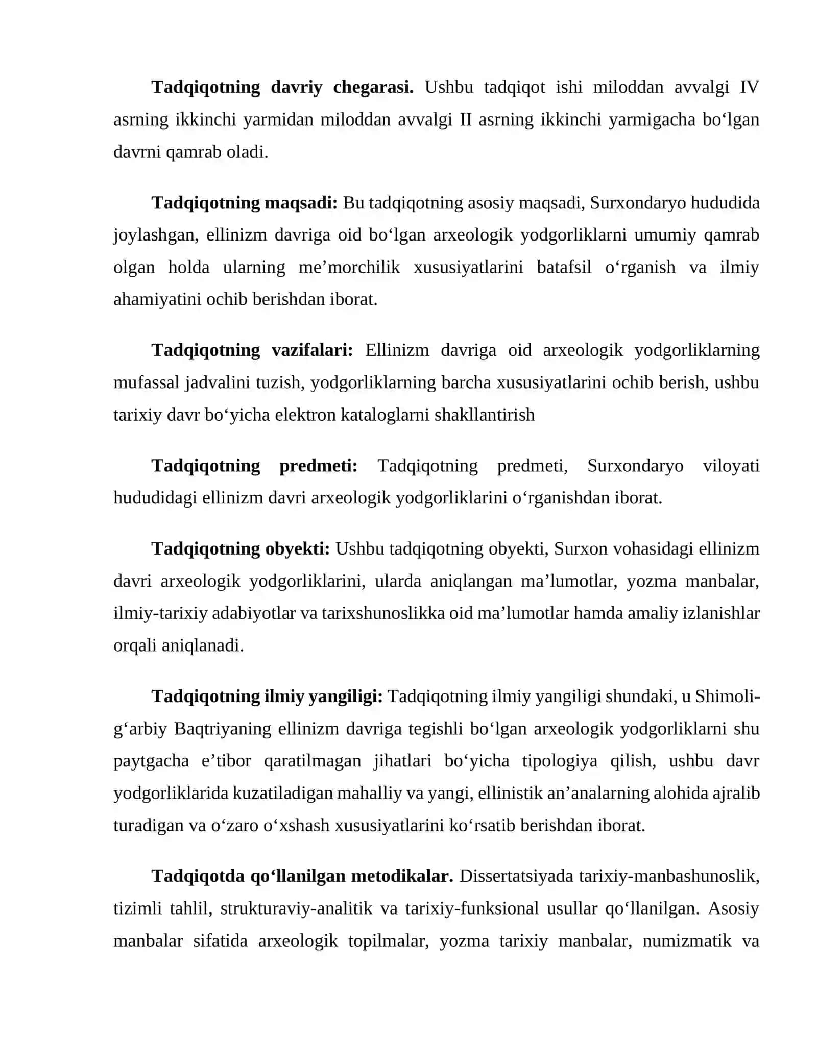 Shimoli-g‘arbiy Baqtriyadagi Ellinizm davri arxeologik yodgorliklarining o‘rganilishi 4