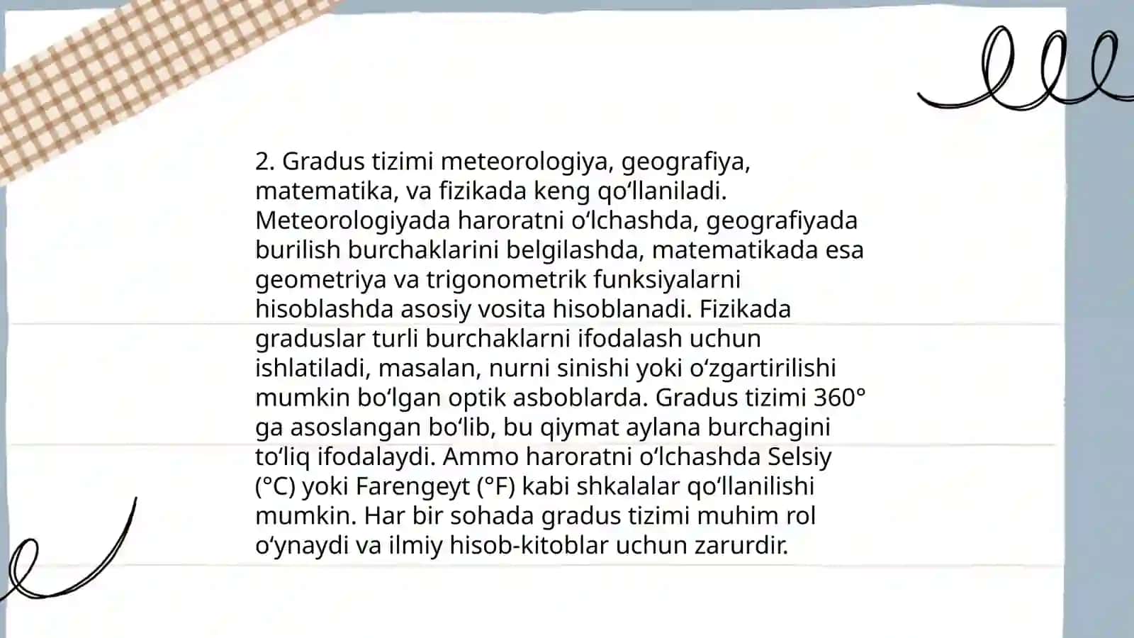 Burchak o‘lchovlari turlari 4
