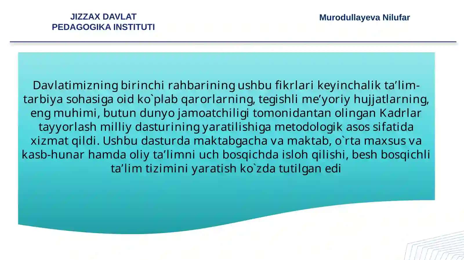Oʻzbekiston daijimiy maktabgacha taʼlimning vujudga kelishi va taraqqiyot bosqichlari 4