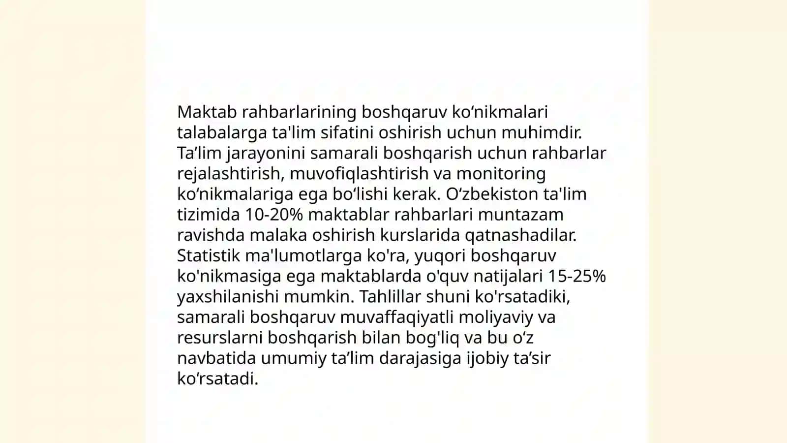 O‘qituvchilarning malaka oshirish dasturlari 4