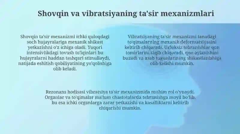 Ishchilar organizmiga shovqin, tebranishning ta'siri 4