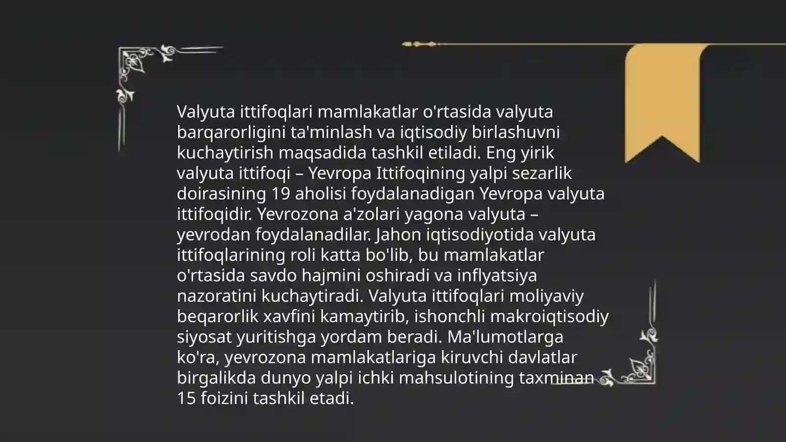 Xalqaro iqtisodiy integratsiya va xalqaro valyuta munosobatlari 4