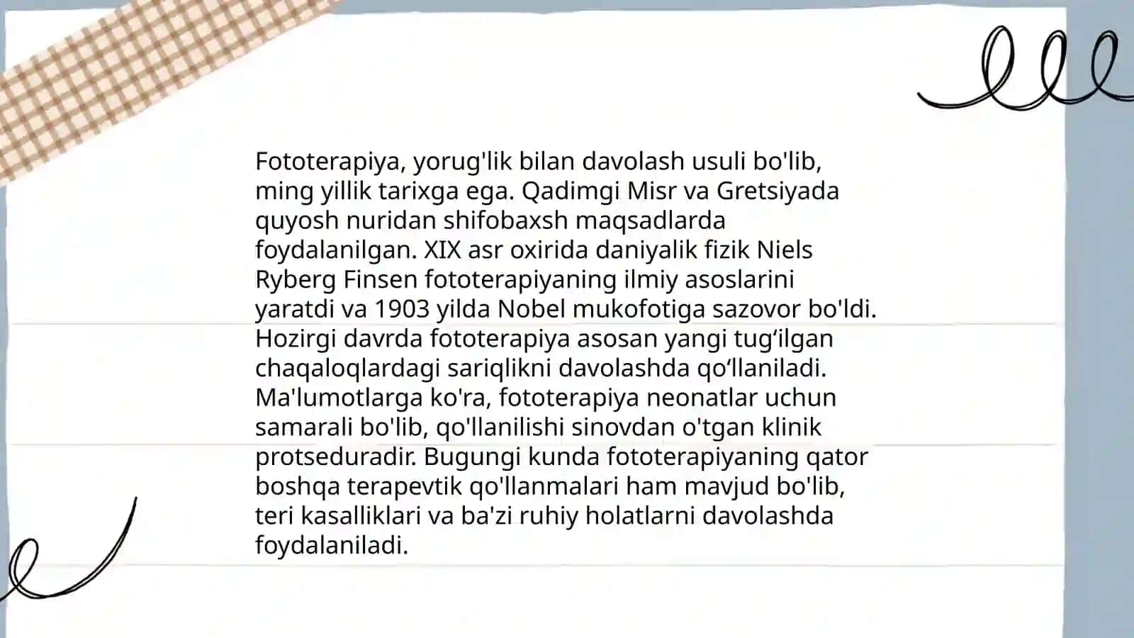 Fototerapiya Maktabgacha taʼlim tashkilotlarida 4