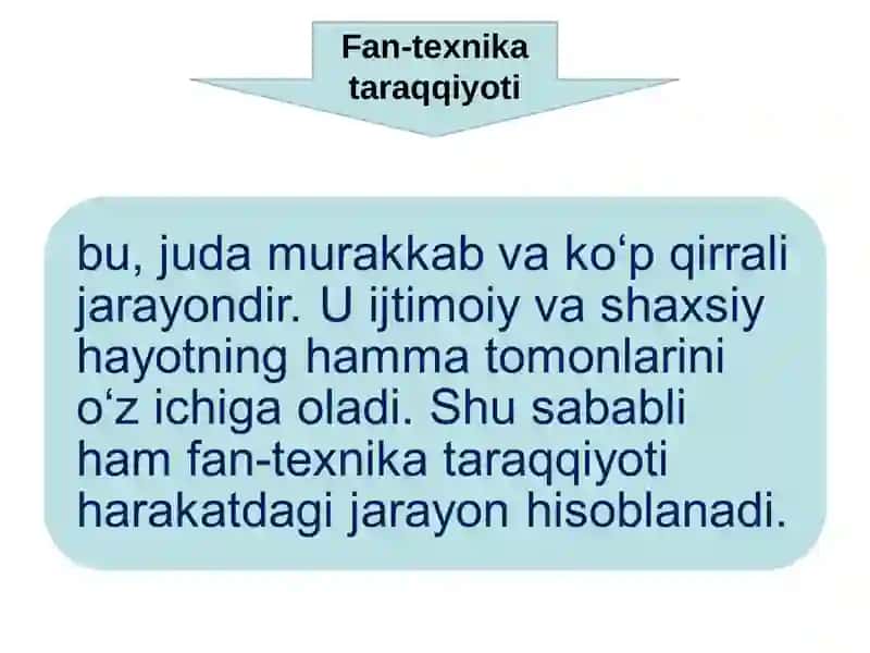 Sanoatda fan-texnika taraqqiyoti va innovatsion faoliyat 4