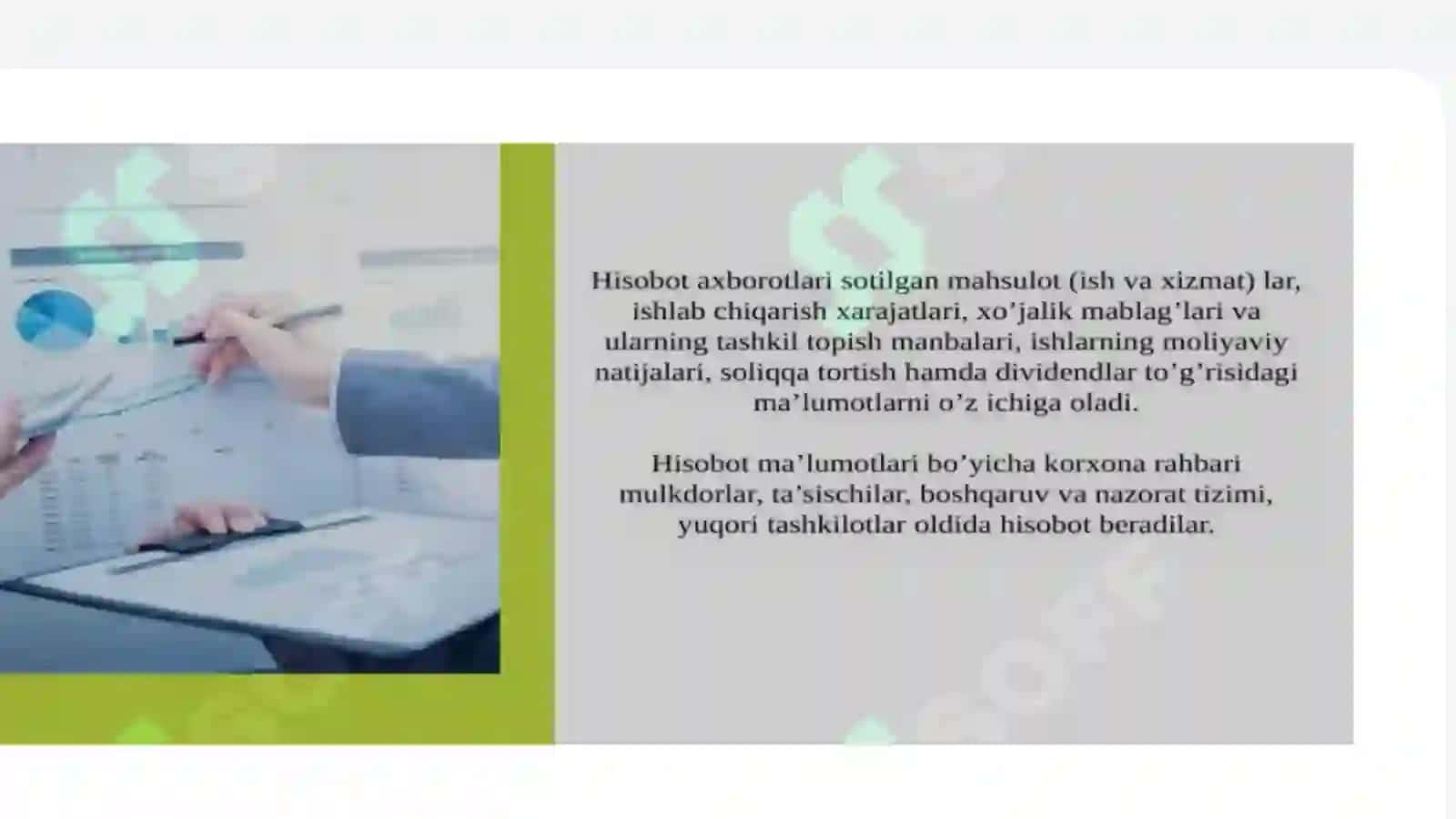 Byudjet tashkilotlarining Moliyaviy hisobotlarini tuzish va taqdim qilish 4