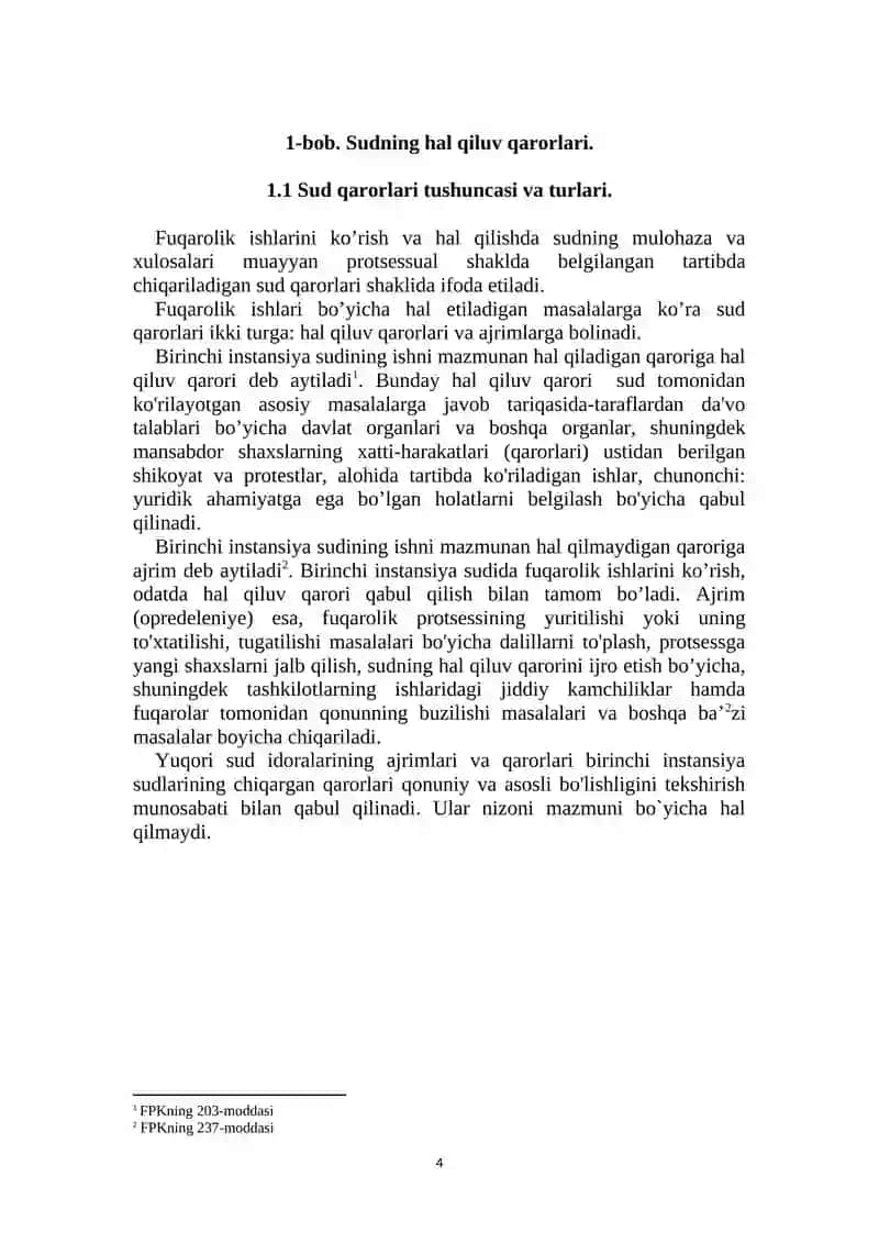 Abduxalilov Azamatning Fuqarolik Protessual Huquqi Fanidan Tayyorlagan Mustaqil Ishi 4