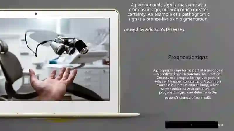 Difference between sign and symptom 4