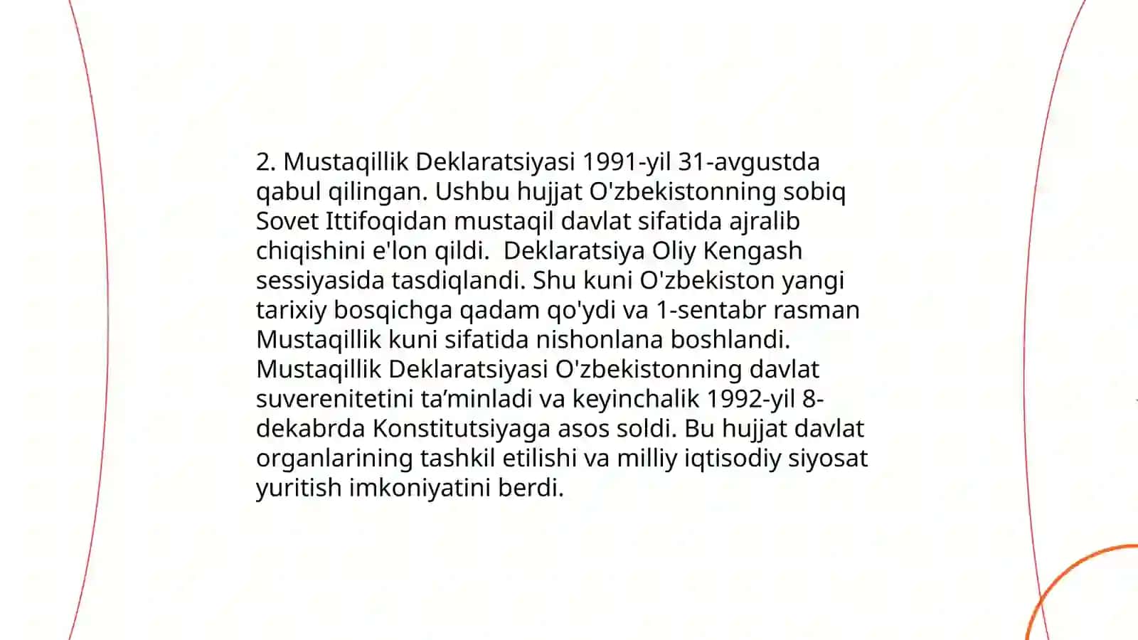 O'zbekiston Respublikasining tashkil topishi 4