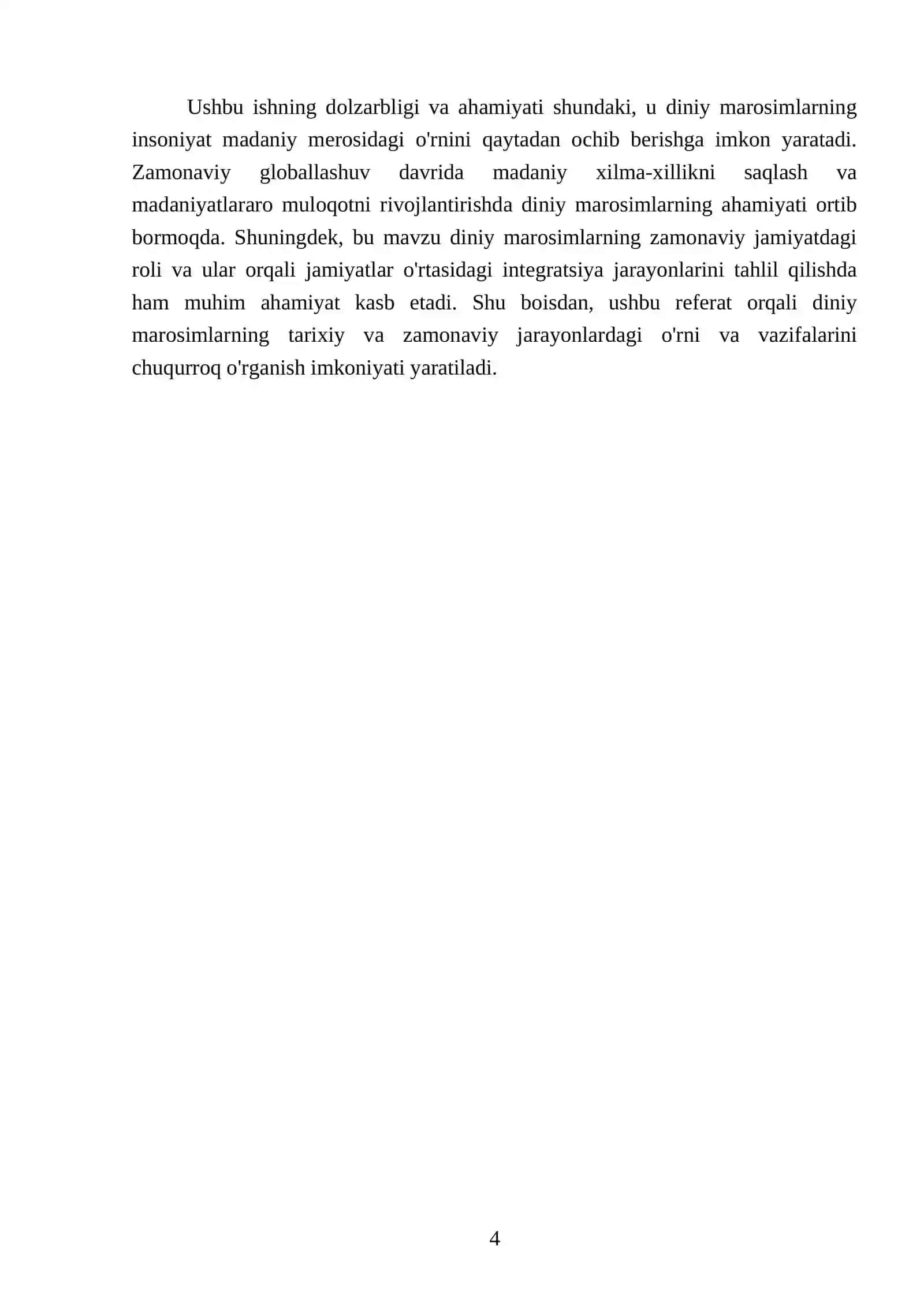 Diniy Marosimlar va Rusum - Rusumlarning Shakllanishi 4