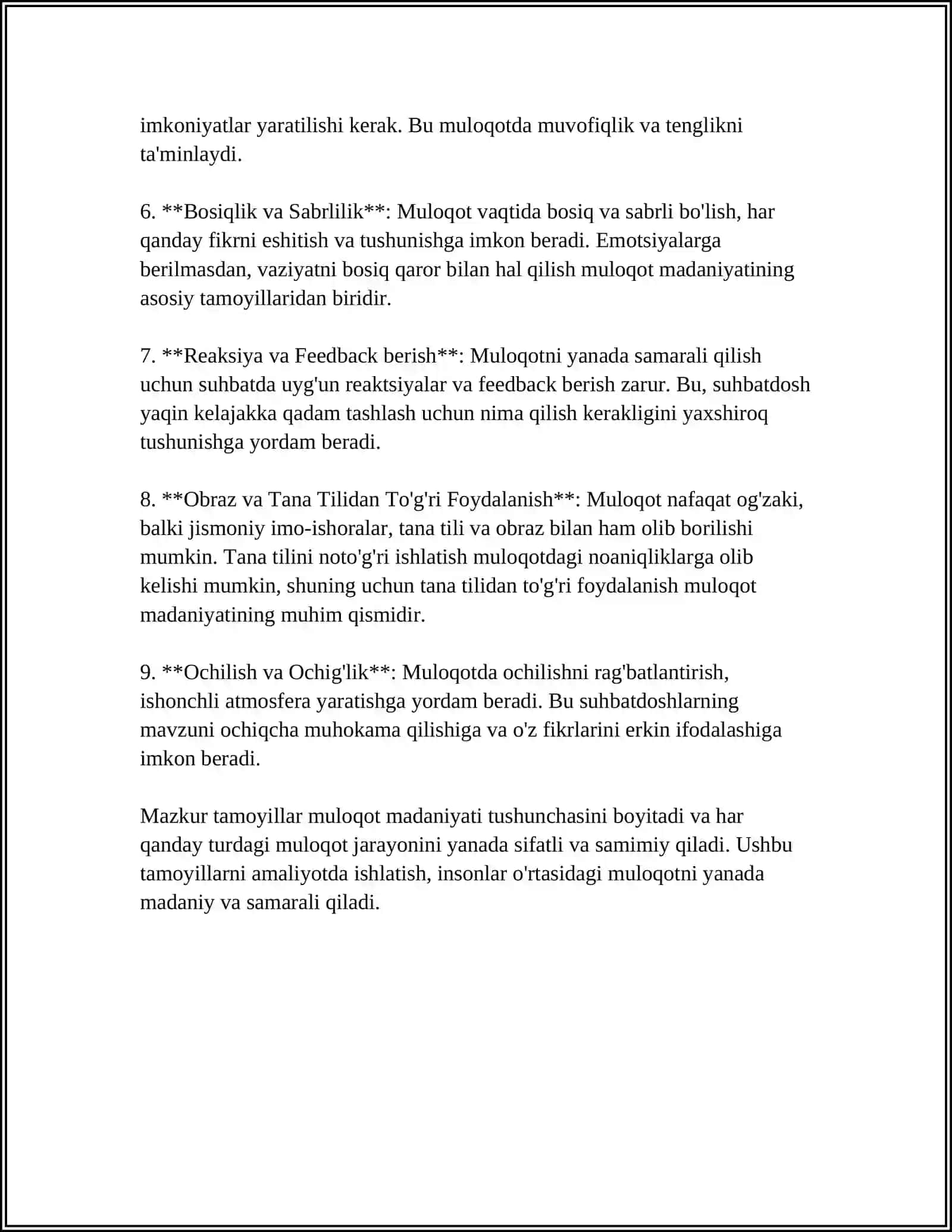 OʻQITUVCHI KASBIY FAOLIYATIDA MULOQOT MADANIYATINING SHAKLLANISHI 4