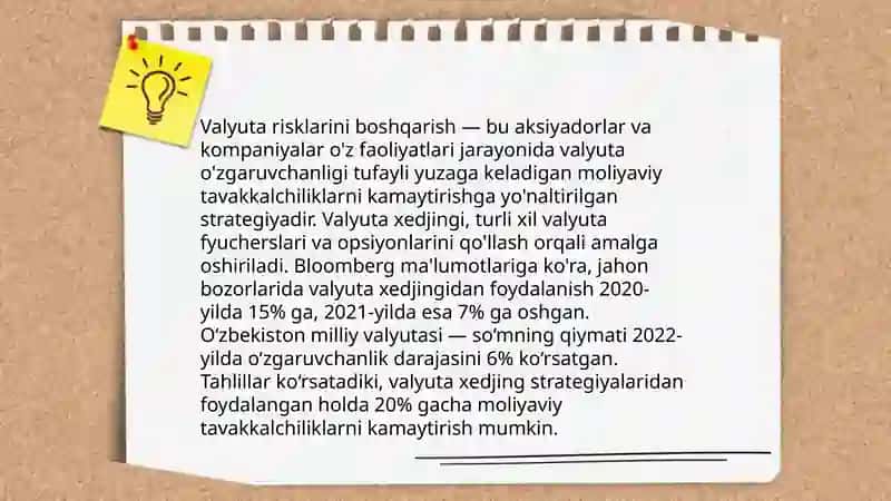 Tijorat banklarining valyutalar bilan operatsiyalari 4
