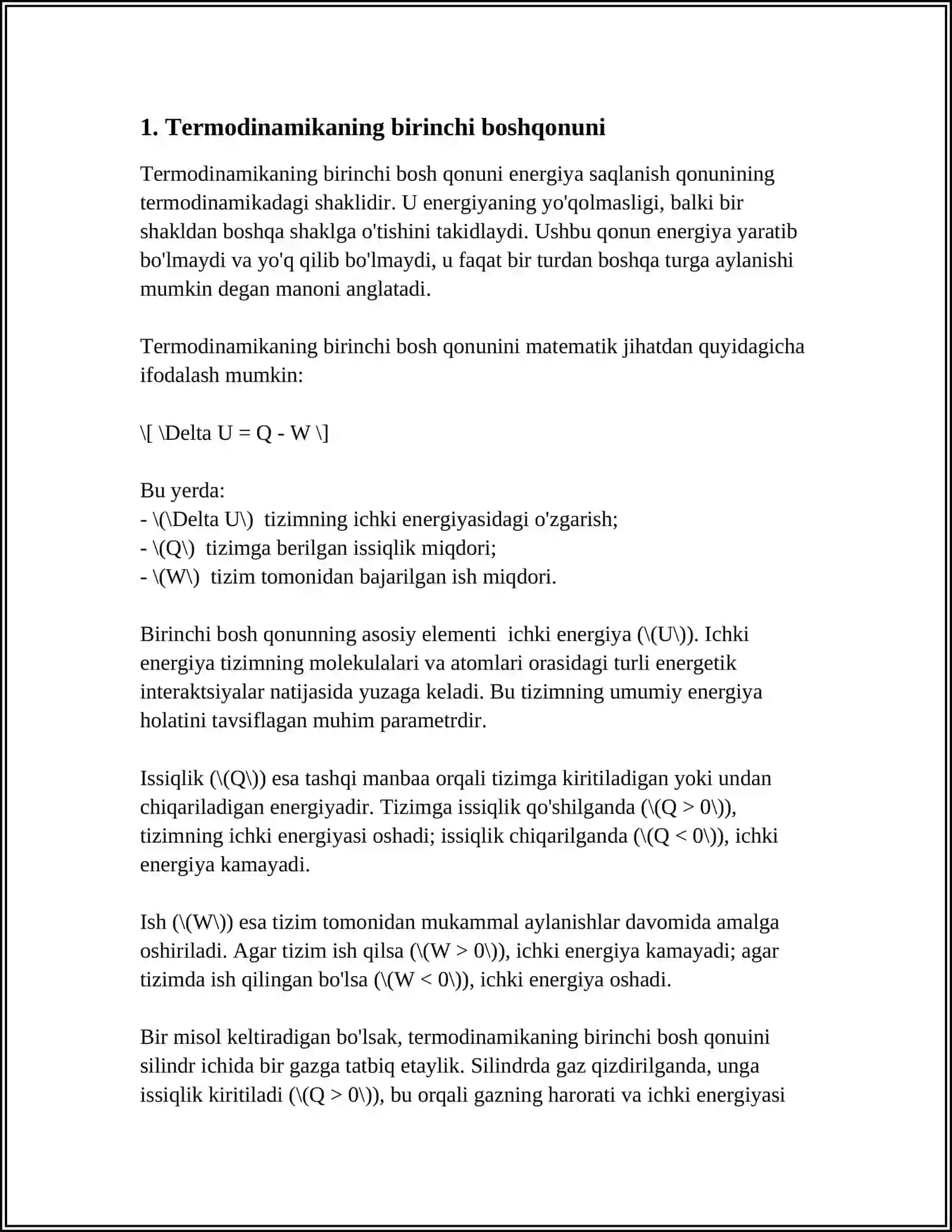 TERMODINAMIKANING BIRINCHI BOSHQONUNI 4