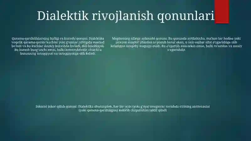 Dialektika Qonunlari 4