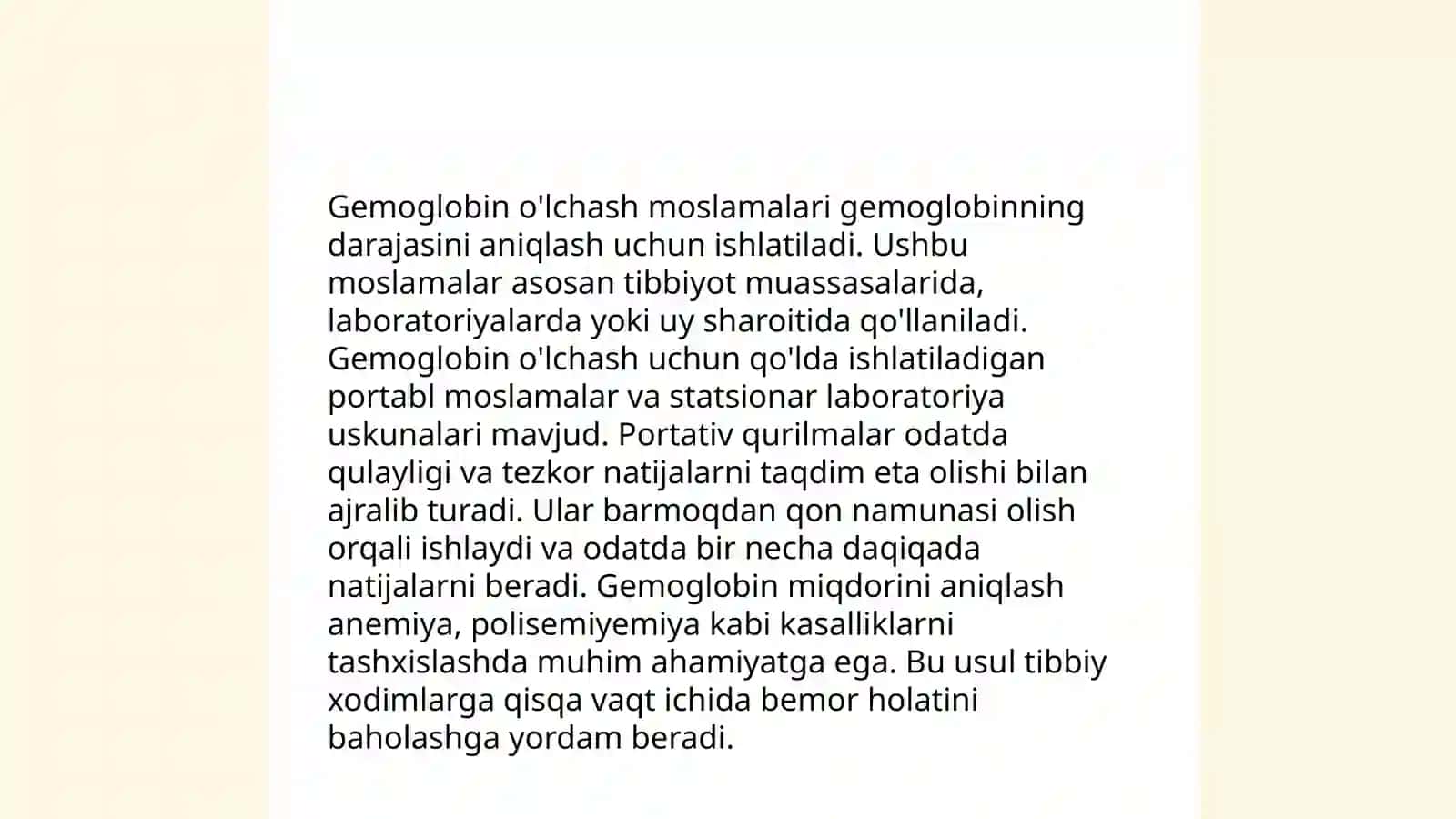 Gematologik tahlil uskunalari 4